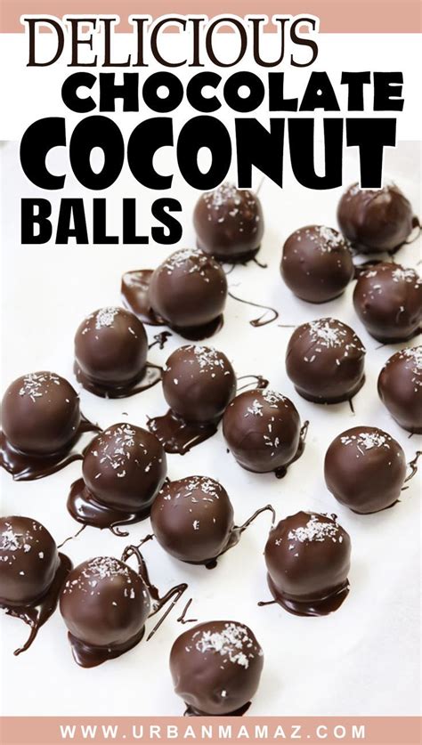 Delicious Chocolate Coconut Balls No Bake Recipe Recipe Delicious