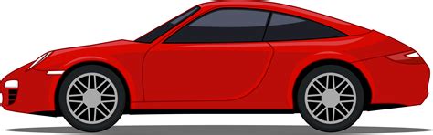 Red Sports Car Clipart Red Sports Racing Car Vector Clip Art Free Svg