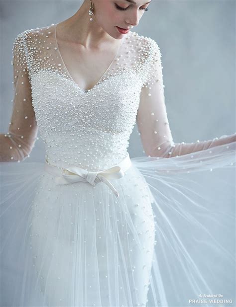 Wedding Dress With Pearls Wedding Dress
