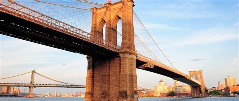 Brooklyn Bridge Ist Die Bekannteste Brücke In New York