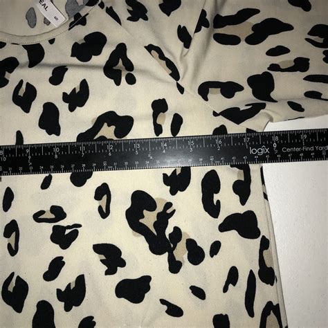 Tickled Teal T Shirt Jersey Dress Womens Size S Leopard Print Stretch A