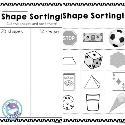 Exploring and Understanding 3-D Shapes - Kindergarten Cafe | Shapes kindergarten, Kindergarten ...