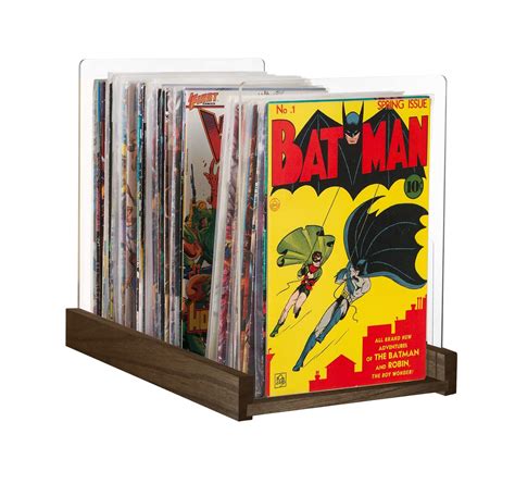 Buy Comic Book Storage Holder Display Case For Collectors Wood