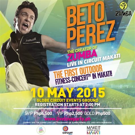 Zumba® Creator Beto Perez Leads First Ever Zumba® Fitness Concert™ In
