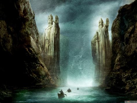 The Gates Of Argonath The Lord Of The Rings And The Fellowship Of The