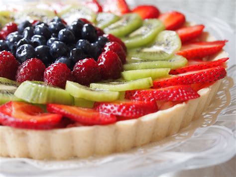 Fresh Fruit Tart With Mascarpone Filling Victorias Sweets And Eats