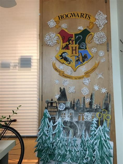 My Harry Potter Art That Won A Door Decorating Contest At Work R