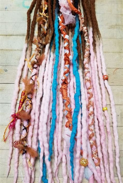 wool dreadlocks custom wool dreads double ended dreads set of 14 health and beauty hair care