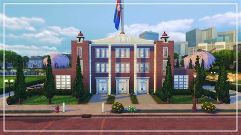 Built A Private School On The Sims 4 Rthesims