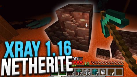 Minecraft How To Install Xray 116 Netherite Xray Hack Tutorial Youtube