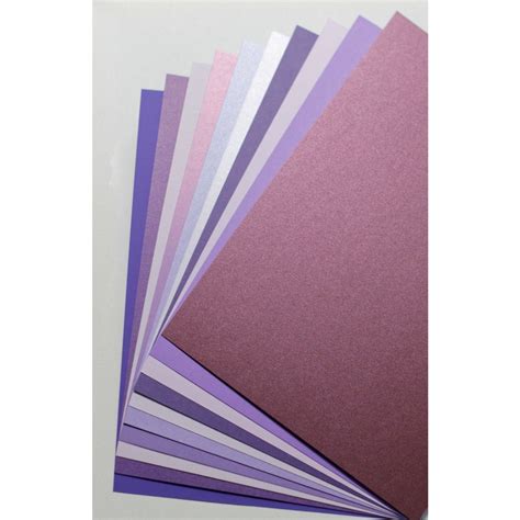 Favorite Papers Purple 85 X 11 Cardstock Try Me Pack 9 Colors 2 E