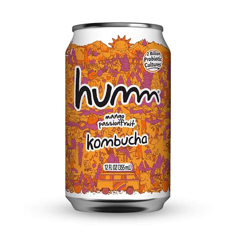 Amazon.com: Humm Kombucha, Mango Passionfruit, 14 Ounce (Pack of 12