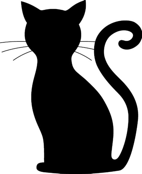 Cute Black Cat Silhouette Fun Black And White Mug In 2021