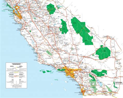 Map Of Southern California Southern California State Parks Map