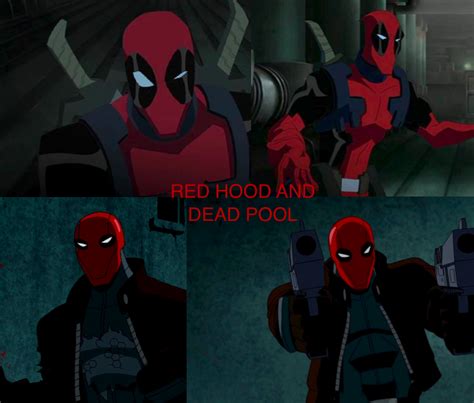 Deadpool And Red Hood Wallpaper By Geniesmartass On Deviantart