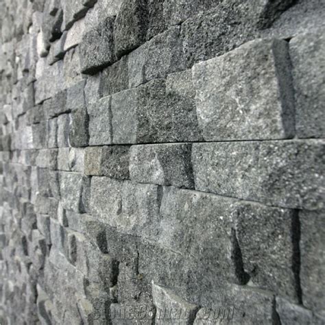 Indonesia Black Lava Stone Wall Cladding From Indonesia
