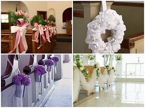 Church Wedding Decorations Ideas Pews Jenniemarieweddings