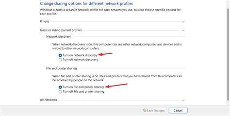 Network Discovery Windows