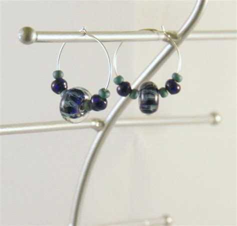 Glass Bead Earrings By Greenbead On Etsy Bead Earrings