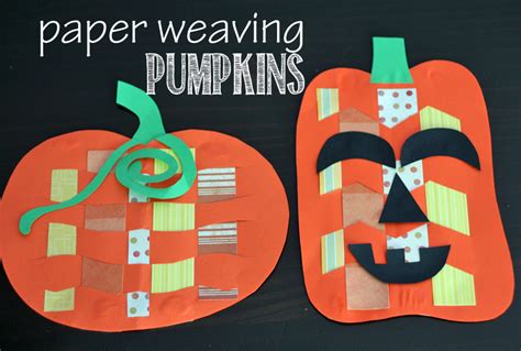 Paper Weaving Pumpkins Make And Takes