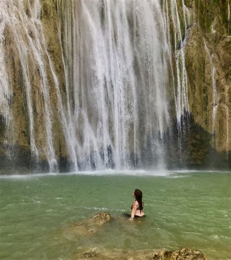 dominican republic el limon waterfall dream travel destinations waterfall travel dreams