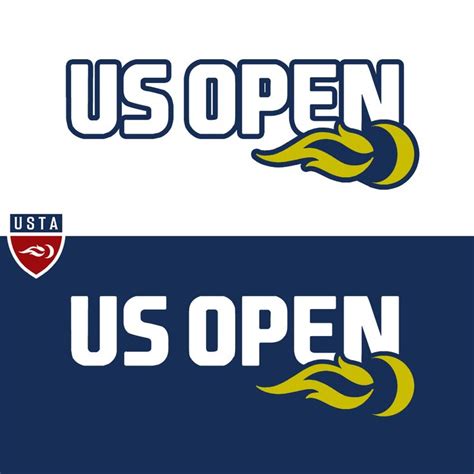 Us Open Tennis Logo Concept Logo Concept Logo Event Logo