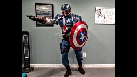 Custom Captain America The First Avenger Costume Replica Youtube