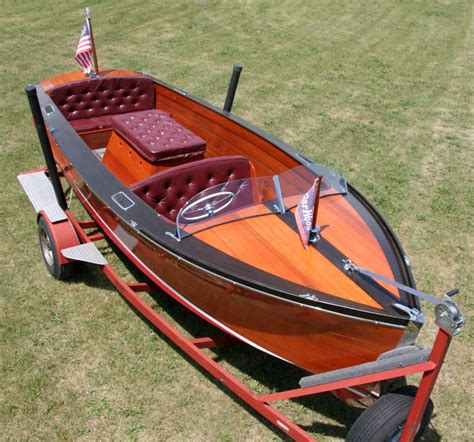 1940 18 12 Garwood Mahogany Boat Classic Wooden Boats Wood Boats