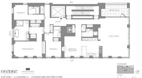 37 Warren Floor Plan Penthouse B Buzzbuzzhome News