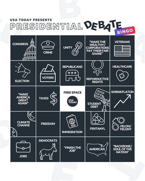 Presidential Debate Drinking Games From Bingo To Party Foul