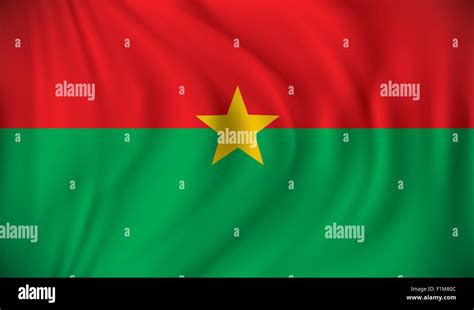 Flag Of Burkina Faso Vector Illustration Stock Vector Image And Art Alamy