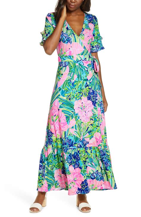 Lilly Pulitzer® Emmerson Wrap Maxi Dress In 2020 Maxi Wrap Dress