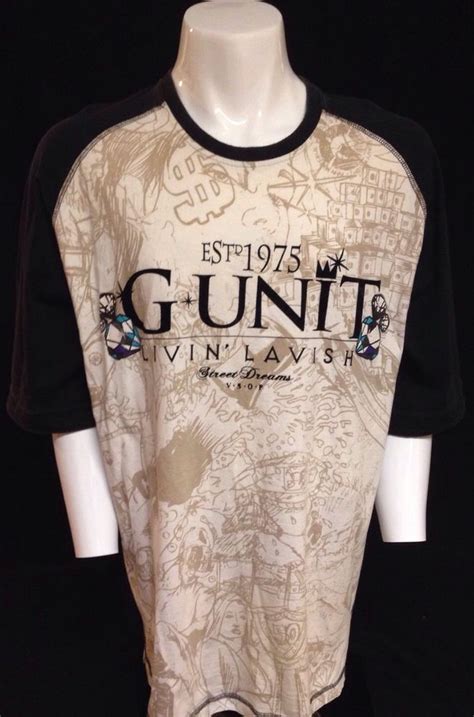 G Unit Livin Lavish Street Dreams Xxxl Short Sleeve Tee T Shirt 3xl Gunit Embellishedtee