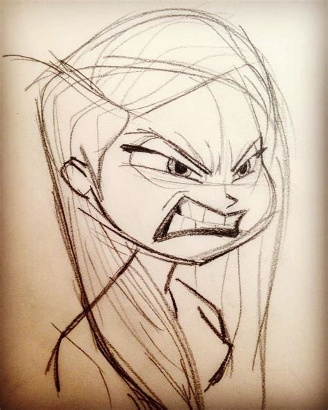 Angry Girl Angry Girl Drawing Expressions Girl Face Drawing