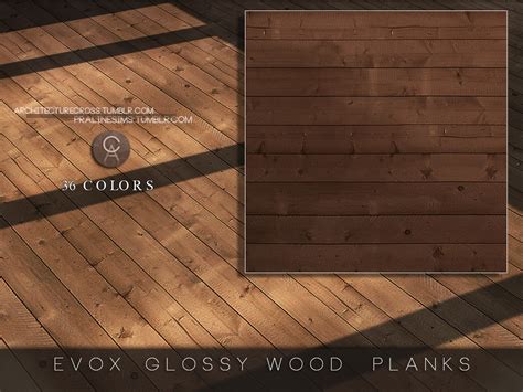 The Sims Resource Evox Glossy Wood Planks