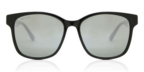 gucci gg0417sk 002 sunglasses in black smartbuyglasses usa