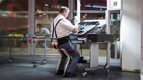 Exoskeleton Lets Factory Workers Sit Whenever And Wherever They Wish