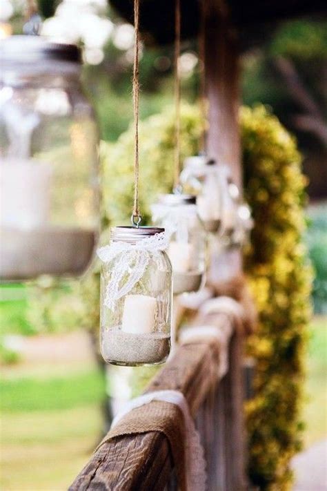 50 Creative Ways To Use Mason Jars On Your Big Day Rustic Wedding