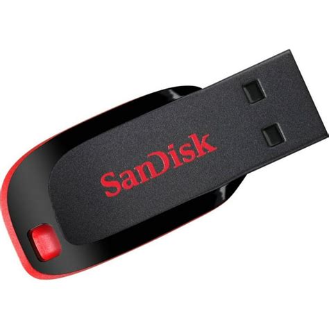 Sandisk Cruzer Blade 16gb Usb 20 Flash Drive Sdcz50 016g B35