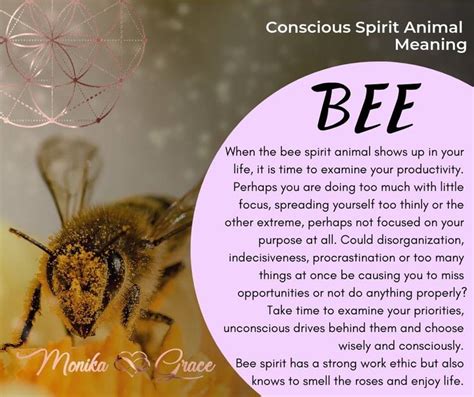 Spirit Animal Meaning: The Power of Bee 🐝 🐝 | Spirit animal meaning, Bee spirit animal ...