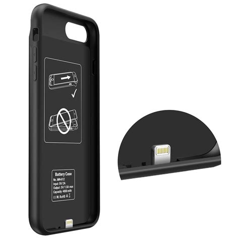 Iphone 8 Plus Battery Case Iblason 4000mah External Protective Battery