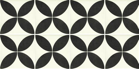 Picasso Flora Black Matt Floor Tile 200x200 Tile Stone Paver