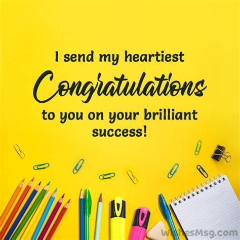 Congratulations For Passing Exam And Good Result Wishesmsg