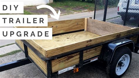 Cheap Easy Diy 4x6 Trailer Upgrade How To Build A Plywood Floor And