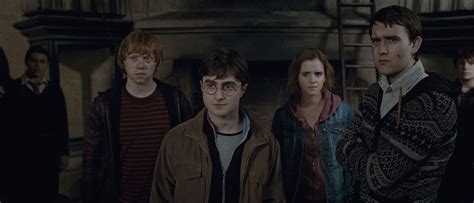 Harry Ron Hermione And Neville In The Room Of Requirement Harry