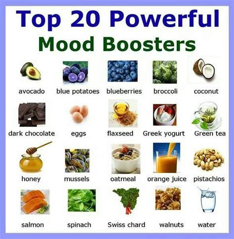 Mood Boosters Mood Boosting Foods Natural Mood Booster Food