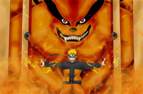 Naruto And Kurama By L Shader L On Deviantart