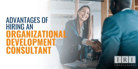 advantages of hiring an organizational development consultant