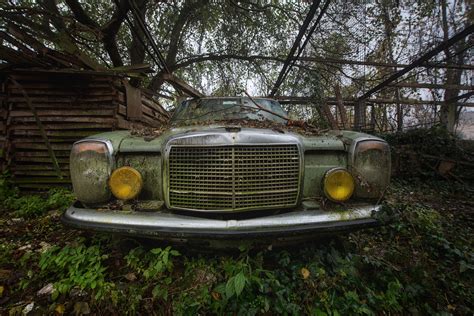 Wallpaper Old Abandoned Car Lost Rust Ruins Moody Decay