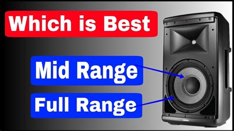 Mid Range Speakers Vs Full Range Speakers Dj Box Dj Amplifier Dj